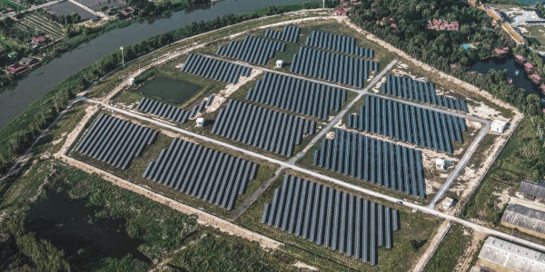 Inspección industrial solar con drones